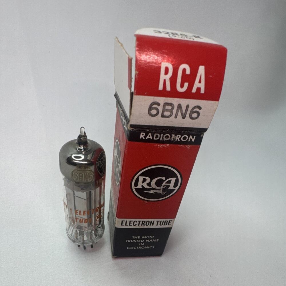 RCA Radiotron 6BN6 Electron Vacuum Tube - Model RCA 6BN6 - Includes Box